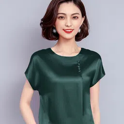 JC Collection Women Green Extended Sleeves Top-image-20