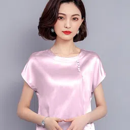 JC Collection Women Pink Polyester Extended Sleeves Top-picture-24