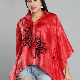 LetsDressUp Tie and Dye Extended Sleeves Kaftan Top image 1