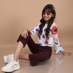 Crimsoune Club Print Linen Crop Top-picture-23