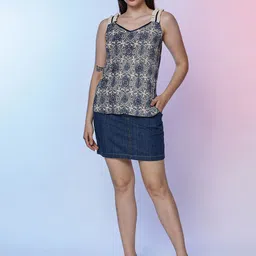 DEBONATELLA Print Rayon Top-picture-19