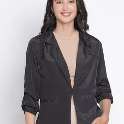 DRAAX Fashions Roll-Up Sleeves Shirt Style Top-image-46