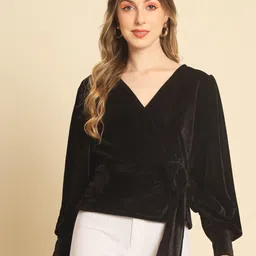 BAESD V-Neck Wrap Top-image-21