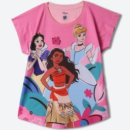 YK Disney Girls Disney Princess Printed Extended Sleeves T-shirt-picture-19
