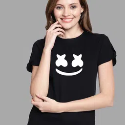 FBAR Graphic Printed Slit Sleeves Pure Cotton Regular Top-picture-41