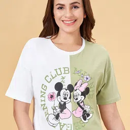 Honey by Pantaloons Round Neck Short Drop Down Shoulder Graphic Printed Top-picture-33