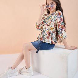 Stylo Bug Floral Print Top-picture-37