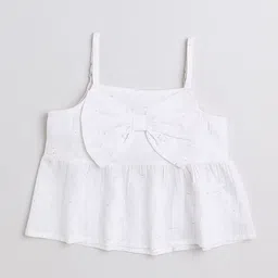 taffykids Girls Self Design Pure Cotton Peplum Top-picture-27