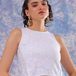 Freehand by The Indian Garage Co Cotton Crop Top-picture-20