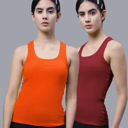 FBAR Pack Of 2 Scoop Neck Bio Wash Cotton Tank Top-picture-25