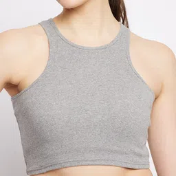 Mayra Round Neck Sleeveless Crop Top image 4