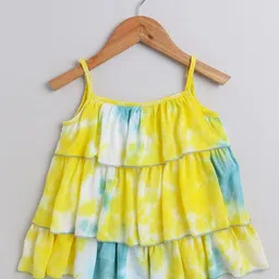 The Magic Wand Girls Tie & Dyed Layered Tiered Top image 2