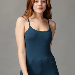 SHOWOFF Teal Shoulder Straps Top image 2