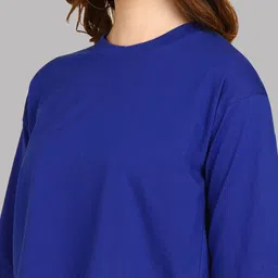 Adyavastram Round Neck Cotton Boxy Crop Top image 2