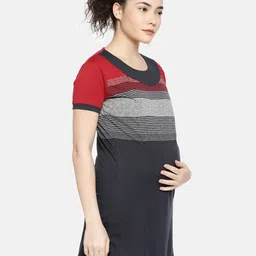 GOLDSTROMS Striped Longline Maternity Top image 2
