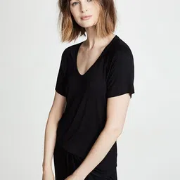 COLOR CAPITAL V-Neck Short Sleeves Top image 3