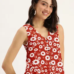 DressBerry Floral Print Crepe Top-picture-20