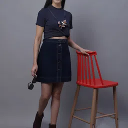 FBAR Pack Of 2 Rib High Neck Cotton Regular Tops image 4