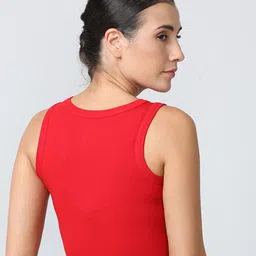 Lovable Sport Solid Crop Tank Top image 2