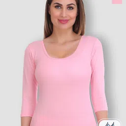 SELFCARE Pack Of 2 Round Neck Thermal Tops-image-67