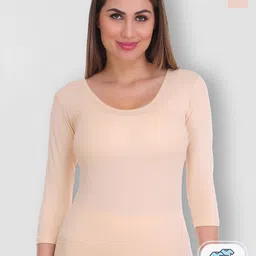 SELFCARE Pack Of 2 Round Neck Thermal Tops-picture-35