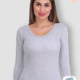 SELFCARE Pack Of 2 Round Neck Thermal Tops-image-65