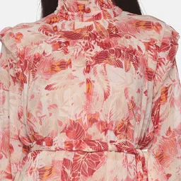 ISU Floral Print Chiffon Top image 2