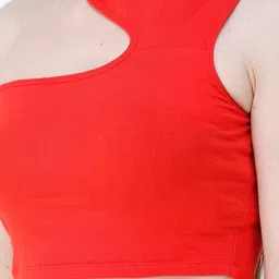 SCORPIUS Red Styled Back Top image 2