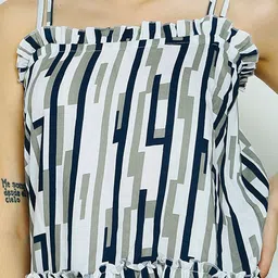 FLAMBOYANT Geometric Print Top image 2