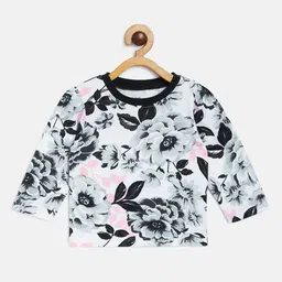 MINI KLUB Infant Girls Pack Of 3 Pink & Grey Print Top image 3