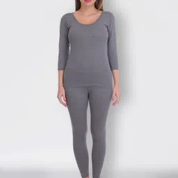 SELFCARE Pack Of 2 Round Neck Thermal Tops image 3