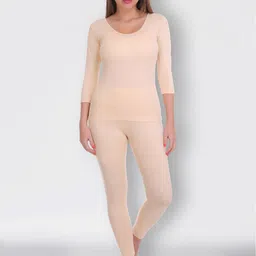 SELFCARE Pack Of 2 Round Neck Thermal Tops image 4