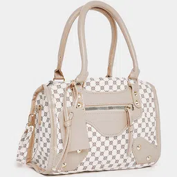 Styli Geometric Printed Structured Handheld Bag-image-61