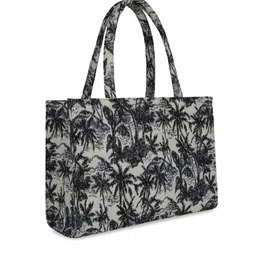 MINI WESST Floral Printed Oversized Shopper Tote Bag image 4