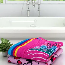 Disney Unisex Set Of 2 Printed 300 GSM Bath Towels-picture-11