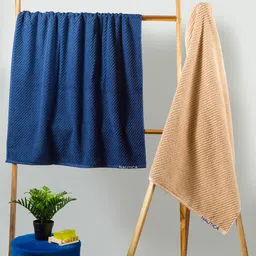 Nautica Set Of 2 Solid 600 GSM Pure Cotton Bath Towel-image-30