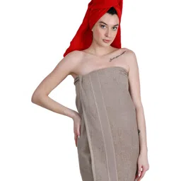 Dollar Socks Brown Cotton 600 GSM Bath Towel-image-88