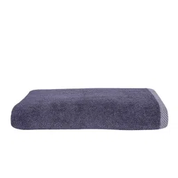 RANGOLI Dark Grey Solid 600 GSM Organic Bamboo Bath Towel image 4