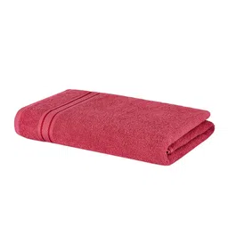 SPACES Unisex Rose Solid Pure Cotton 400 GSM Ultra Absorbency Bath Towels image 2