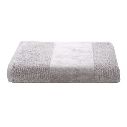 Pure Home and Living Grey Solid GSM 600 Cotton Bath Towel image 2