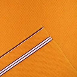 Athom Trendz Yellow & White 3 Pcs Popcorn Textured Organic Cotton Super Soft Bath Towels image 3