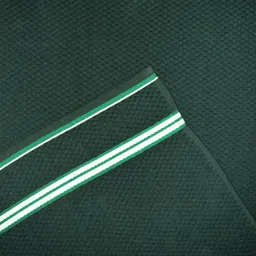 Athom Trendz Green & White 2 Pieces Popcorn Textured Organic Cotton Super Soft Bath Towels image 5