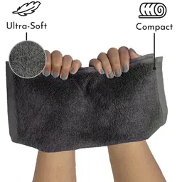 Heelium Set of 3 Solid 600 GSM Face Towels image 2