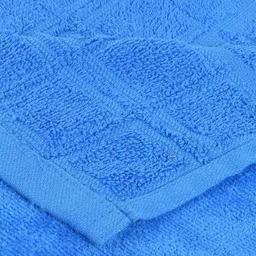 Kuber Industries Set Of 2 Blue & Red Printed 400GSM Cotton Bath Towels image 4