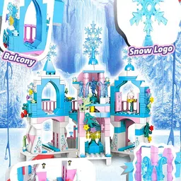 CHOCOZONE Kids Princess Castle Building Blocks Toys image 4
