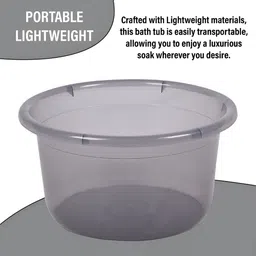 Kuber Industries Grey 6Pcs Classic Bath Accessories Set image 5