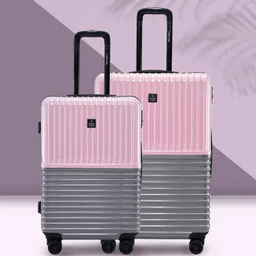 Nasher Miles Set Of 2 Istanbul Colourblocked Hard-Sided Trolley Bags- 65 cm & 75 cm image 1