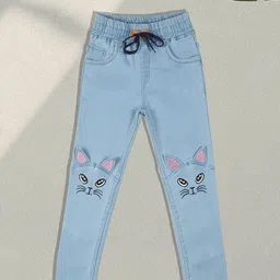 A-Okay Kids Comfort Skinny Fit High-Rise Embroidered Jeans-image-6