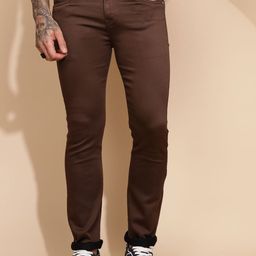 Global Republic Men Smart Straight Fit High-Rise Wrinkle Free Trousers-picture-18