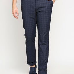 Basics Men Skinny Fit Low-Rise Cotton Trousers-picture-35